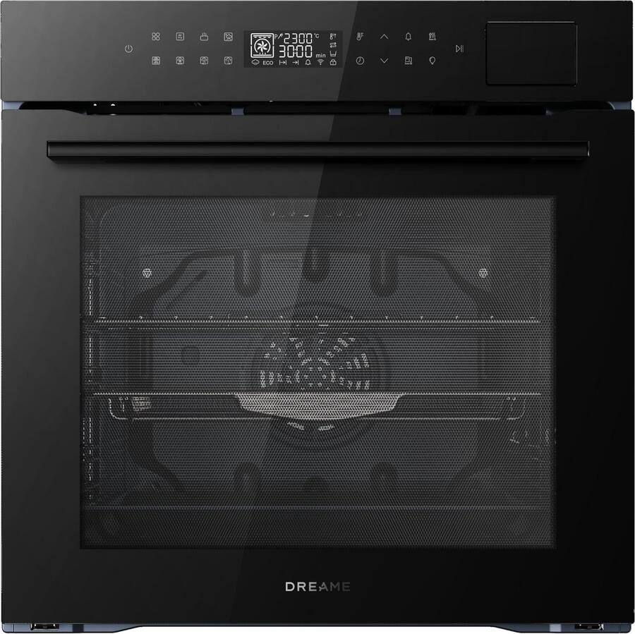 Dreame OZ40 Pro Inbouw Combi-Stoomoven 81L – Airfryer Stoom en Bak in één PID-regeling 15 Recepten Energieklasse A++ Zwart