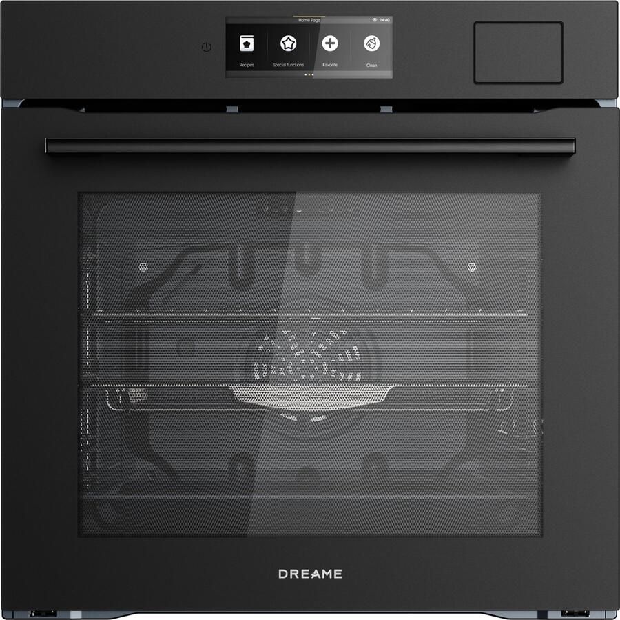 Dreame OZ60 Pro Inbouw Combi-Stoomoven 81L Airfryer Sous Vide Stoomer en Heteluchtoven in 1 A++ 1600W Stoom 6 86 Touchscreen 149 Recepten