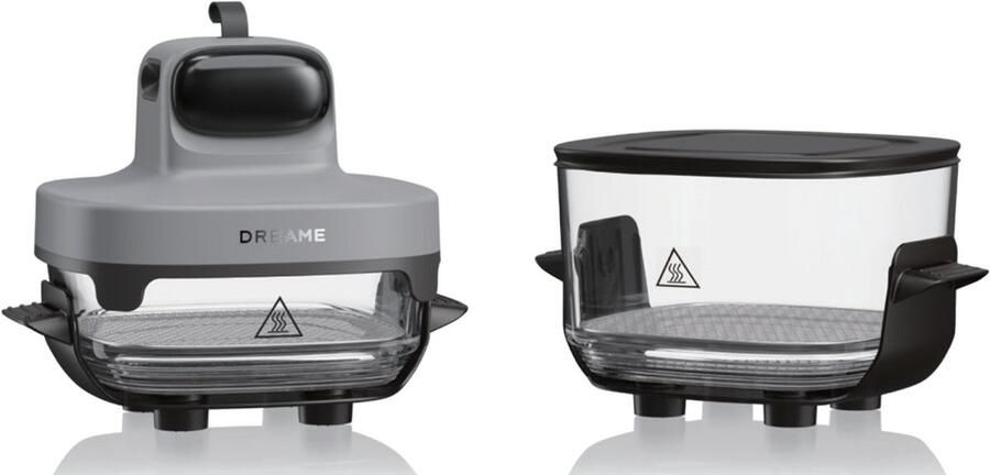 Dreame Tasti™ Airfryer 5-in-1 Glazen Heteluchtfriteuse 2 5L & 4 5L PFAS-vrij