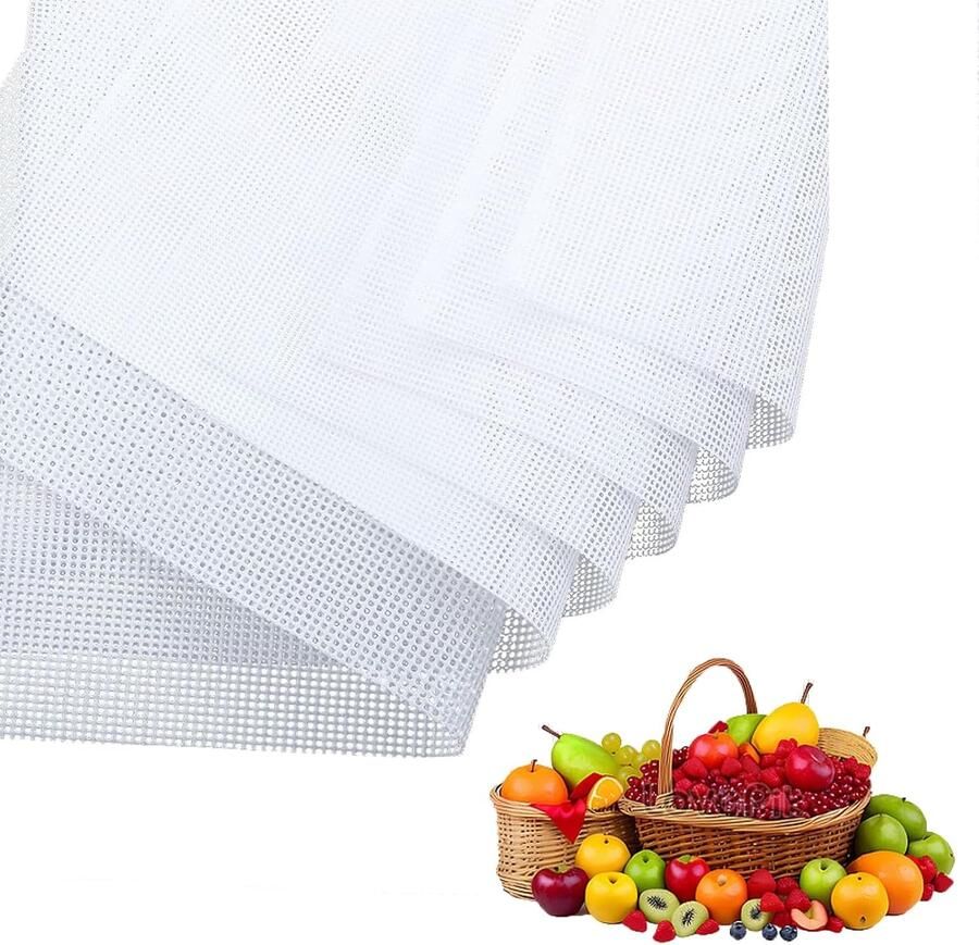 Droogfilm voor droger 20 x 20.8 cm 8 stuks silicone droger bladen anti-aanbak coating ideaal voor gezond drogen Luxento