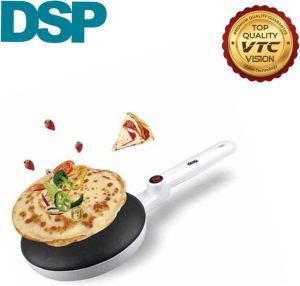 DSP Crepe Maker 650 W crepe pan bolle pan pannenkoeken pan roti pan- wit keuken accessoires