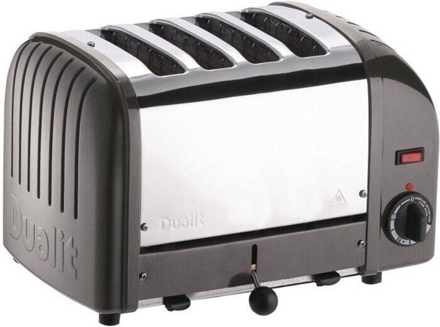 Dualit 4 Slot Vario Metallic Charcoal Broodrooster
