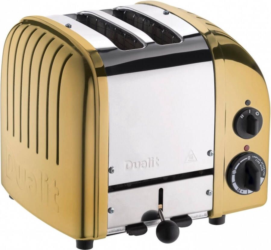 Dualit Broodrooster NewGen extra brede sleuven messing D27391