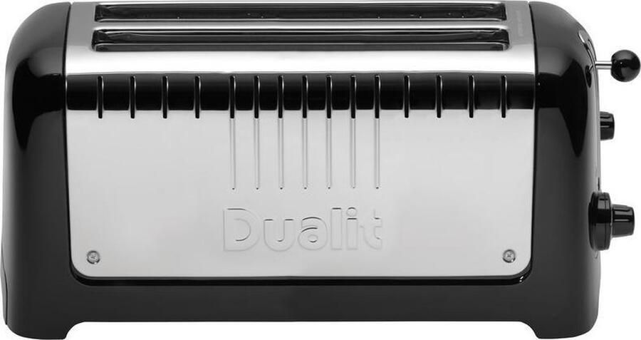 Dualit Lite Long Slot broodrooster Zwart Bagel Frost