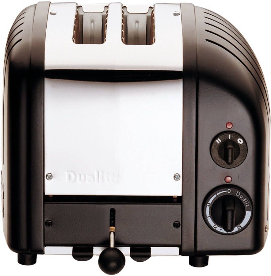 Dualit Zwart broodrooster met 2 sleuven 27035