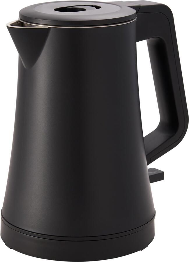 Dubbelwandige Waterkoker 0.6L Zwart