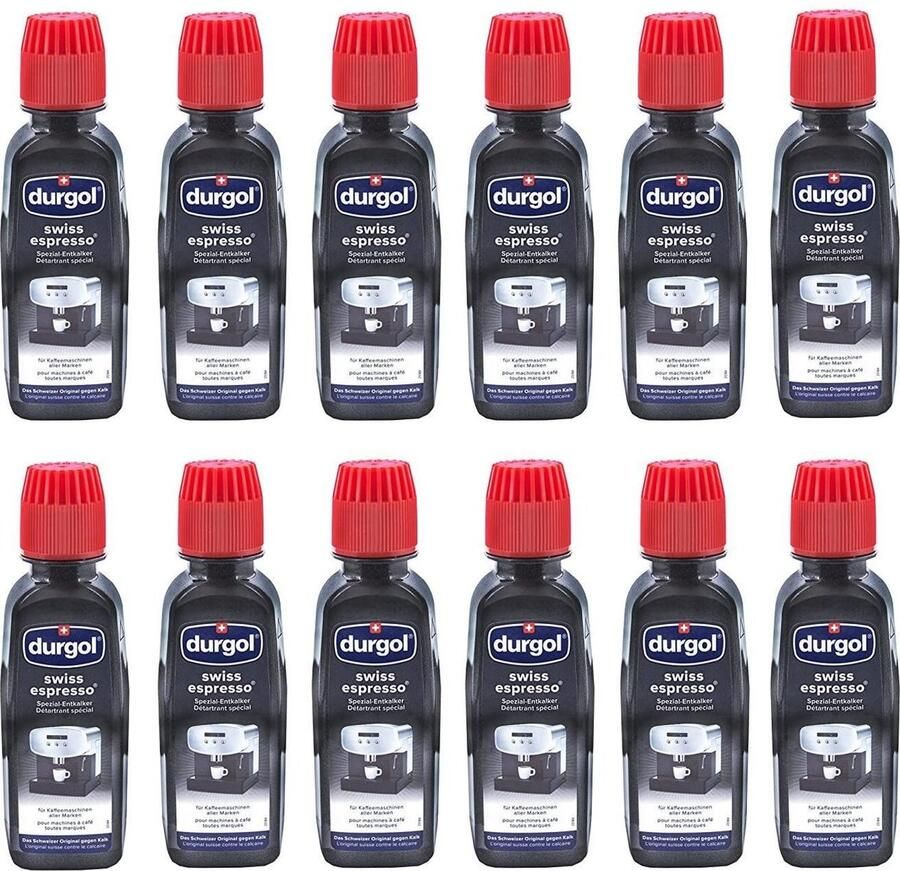 DURGOL Swiss Espresso Koffiemachineontkalker 20 x 125 ml Voordeelverpakking