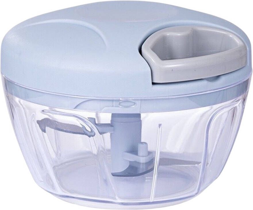 Dussdote Keukenhakker Handmixer Mini Met trekkoord Gemakkelijk schoon te maken Blauw