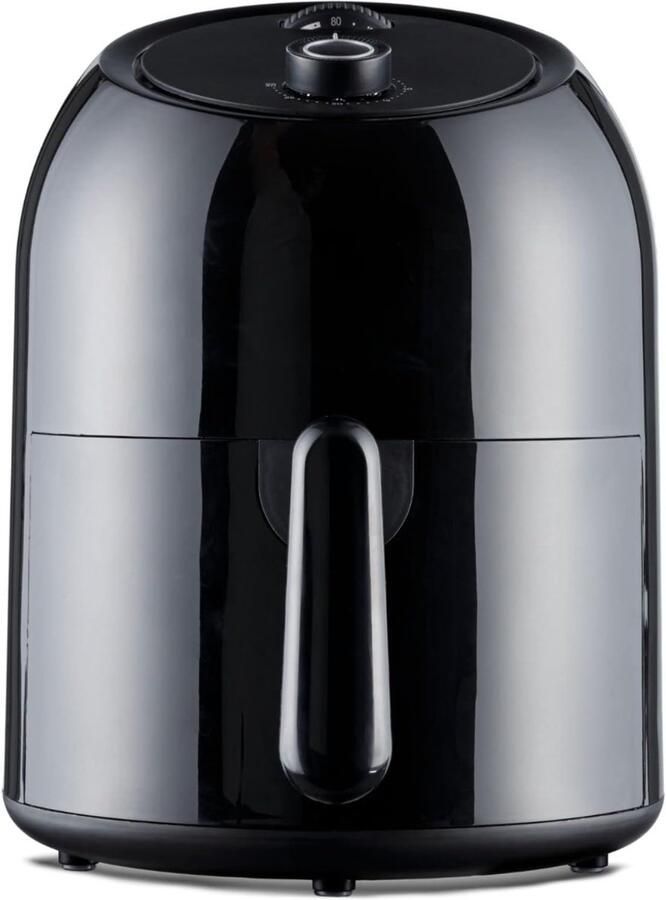 Quvo Mini Airfryer Airfryermand Heteluchtfriteuse Zwart 28cm x 29cm x 37cm