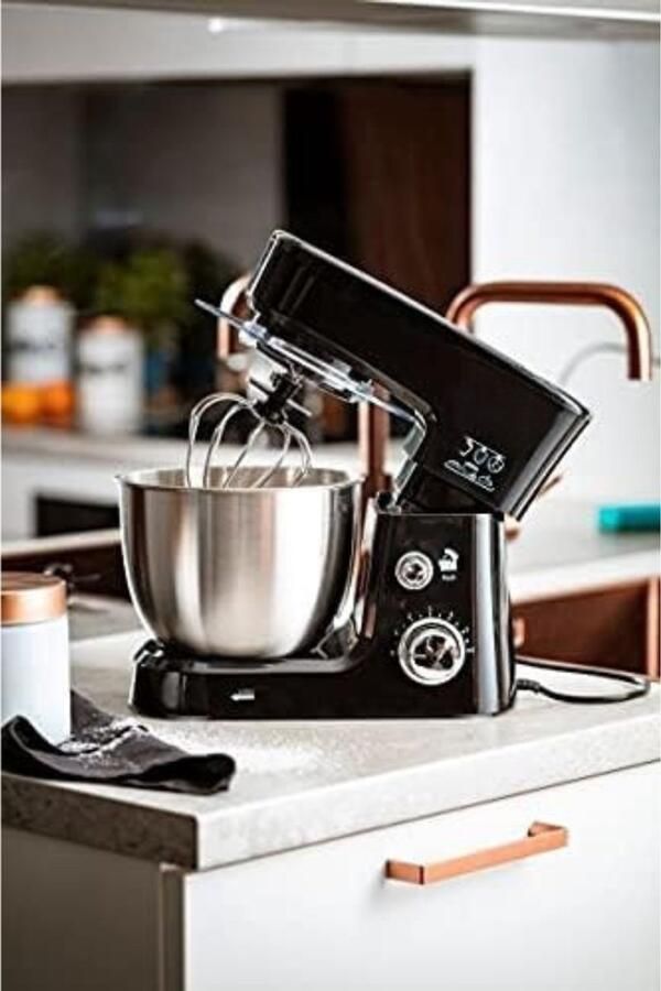 Dyna Mixer met mengkom Mixer met mengkom keukenmachine Zilver- 22cm x 35cm x 30cm; 4 kg