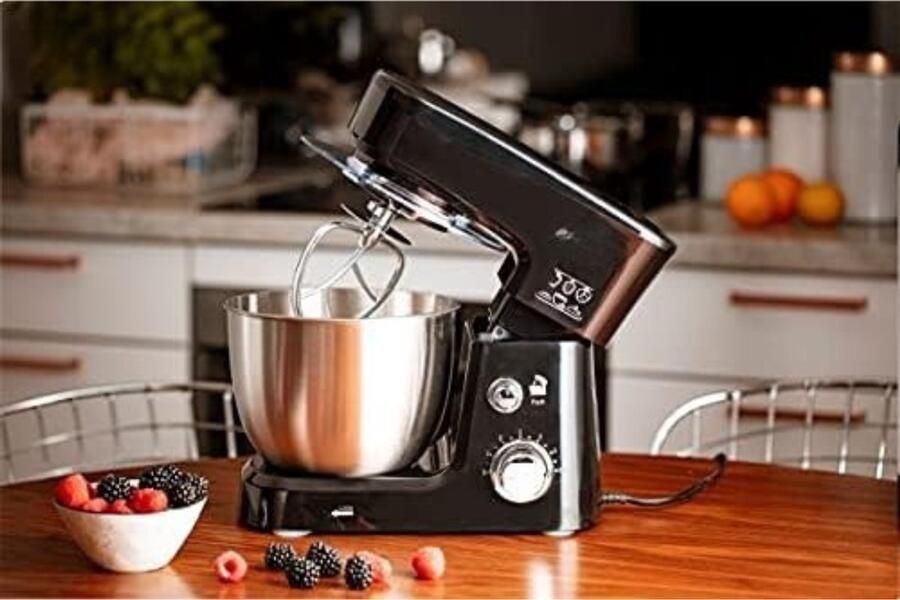 Dyna Mixer met mengkom Mixer met mengkom keukenmachine Zilver- 22cm x 35cm x 30cm; 4 kg