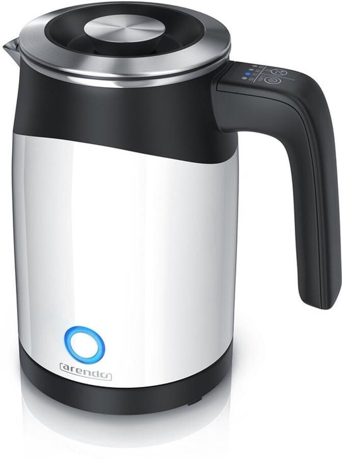 0 5 l roestvrijstalen waterkoker met temperatuurinstelling in dubbelwandig design 0 5 l watervulhoeveelheid 5 temperatuurstanden instelbaar Warmhoudfunctie Energiebesparend