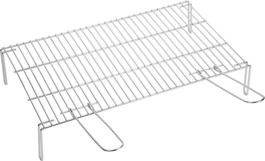 02450 55 x 40 cm stalen grillrek met poten
