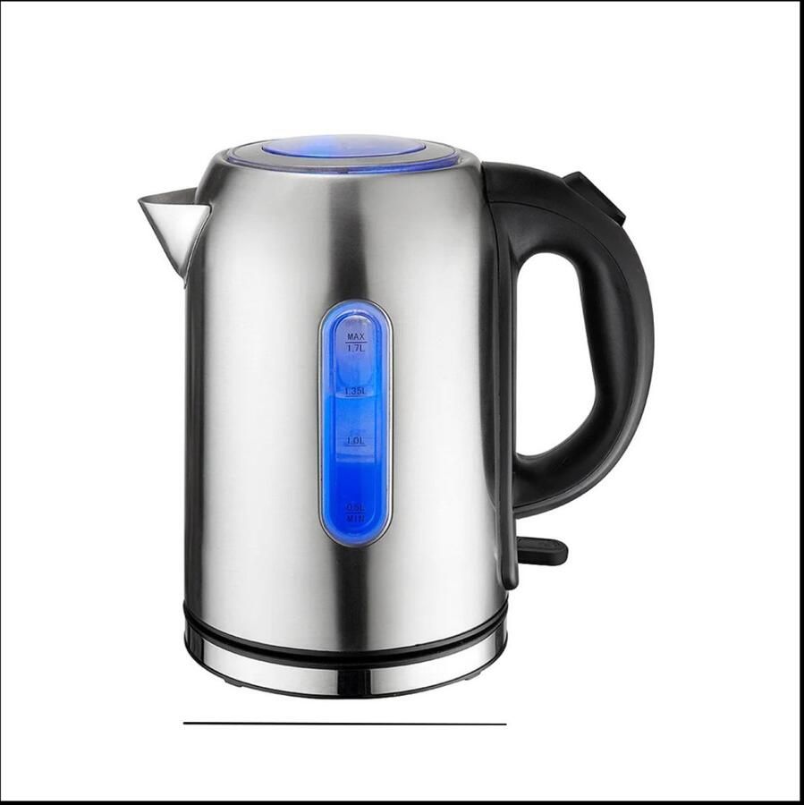 1 7 L Elektrische Waterkoker 1850-2200W Snel Heet Water Auto Uitschakeling & Oververhittingsbeveiliging