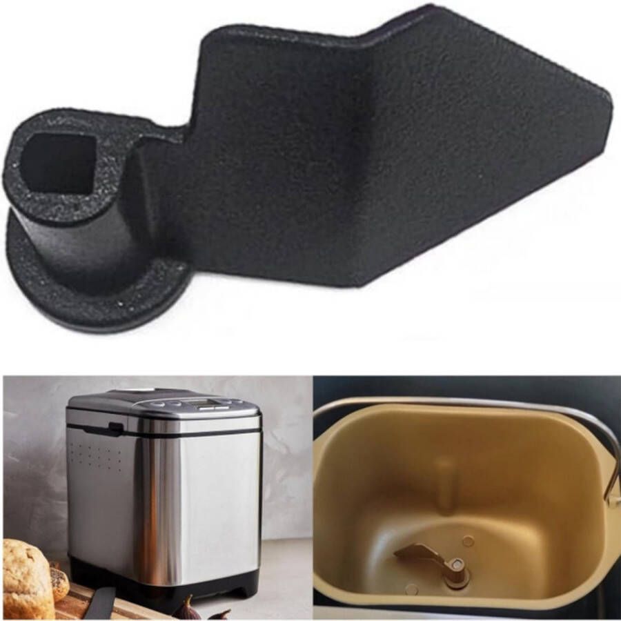 1 artikel Kneedhaak voor broodbakmachine Kneedhaak voor broodbakmachine Mengmes voor broodbakmachine Antiaanbak kneedmes Duurzaam Zwart Vervanging voor broodbakmachines
