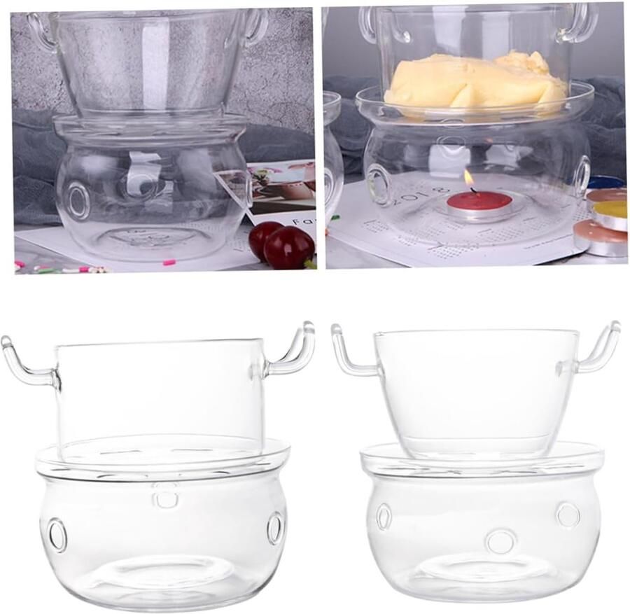 1 Set nagerecht kaas verwarmer smeltpan koken chocolade smeltkom snoep ketel metaal stoomboot pot chocolade smelt pan keuken bakvorm koffiebonen smeltkroes bakvormen schaken oven