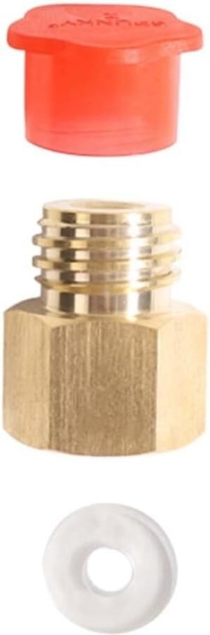 1 Soda-cilinder-stream-schroefdraad converteert de adapter geschikt voor de Quooker Cube Tank Female Tr21-4 in Male Tr21-3 Um hoge hardheid
