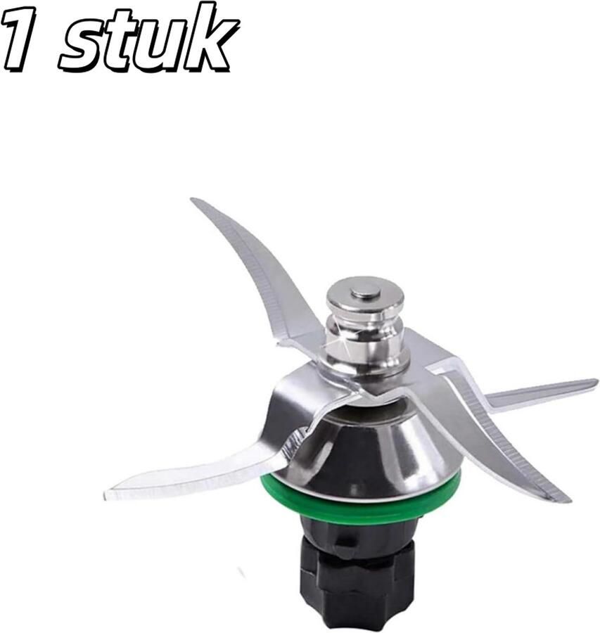 1 stuk Accessoires voor keukenmachine Voor Thermomix TM5 TM6 Universele messenset Vervangende mengmessen Mixmessen voor koken Geschikt voor keukenmachines enz. Zilver
