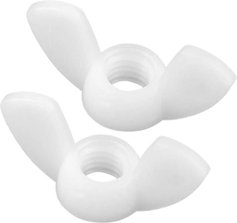 10-40st Hardware Bevestigingsmiddelen Nylon Vleugelmoeren Schroeven Boutdop Handvastdraaiende Kunststof Vlindermoer M3-M12
