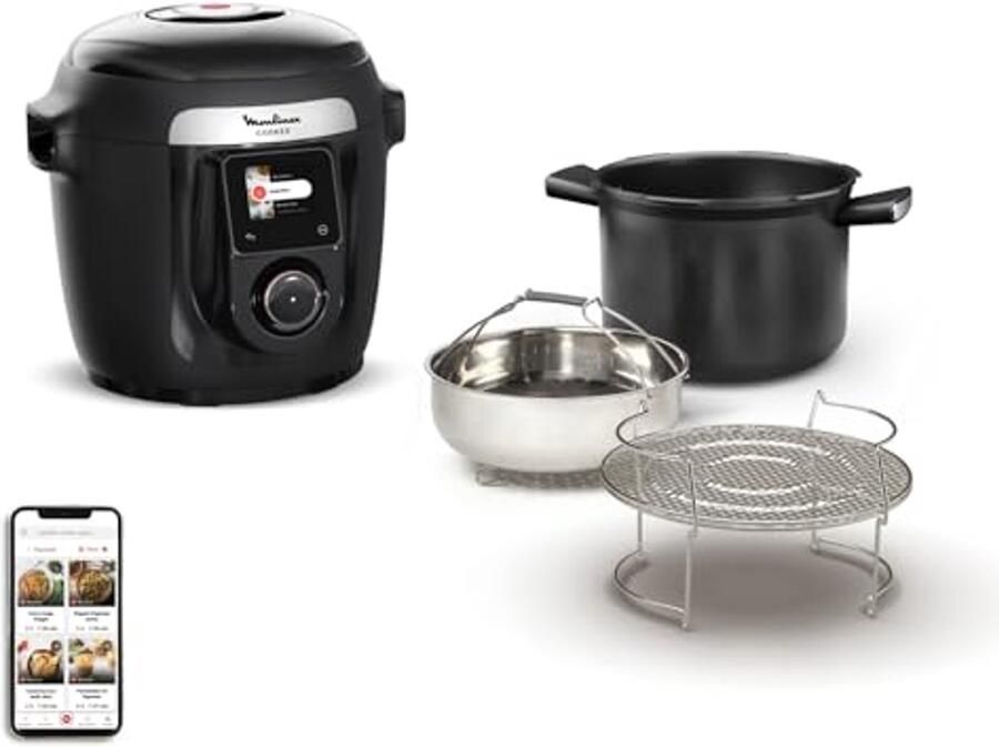 10-in-1 Multikoker Wifi met Drukkookfunctie en 10 Kookmodi