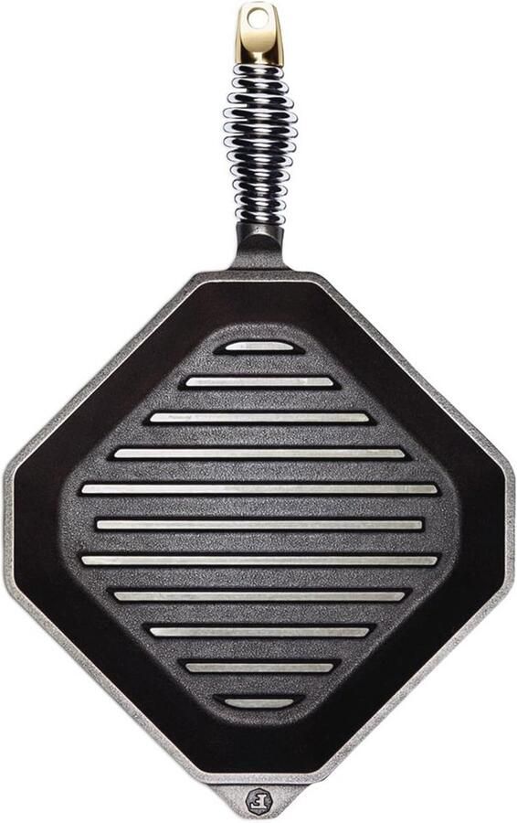 10 inch Gietijzeren Grillpan voor Perfecte Grillresultaten