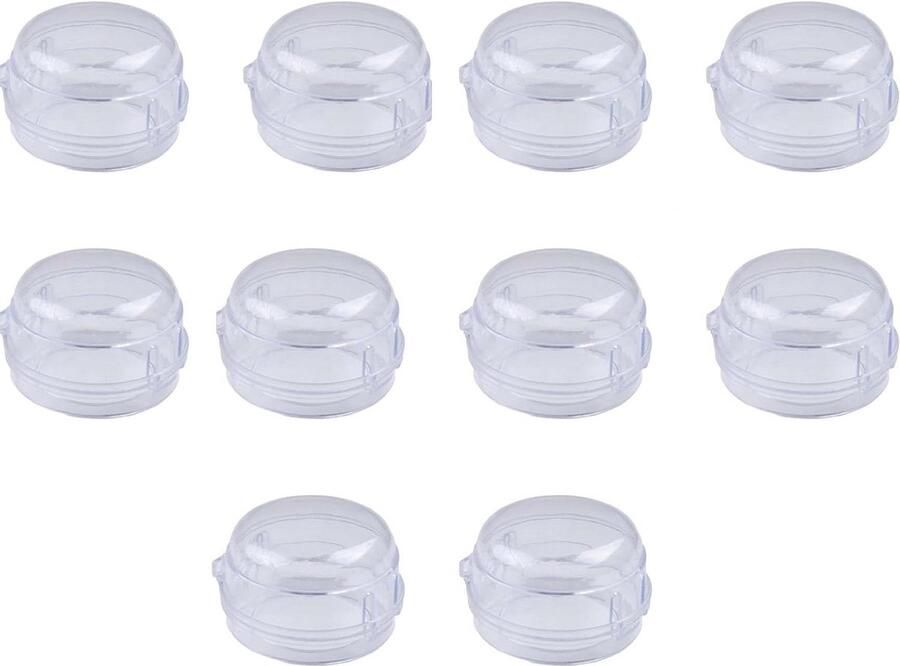 10 Stks Gasfornuis Oven Knop Cover Keuken Veiligheid Gasfornuis Knop Cover Hittebestendig Gasfornuis Knop Sloten Transparante Gasfornuis Knop Sloten voor Keuken