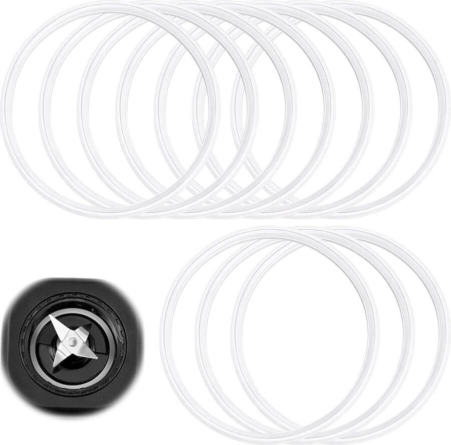 10 stuks 6 x 6 cm afdichtringen voor blender rubberen en siliconen vervangingen reserveonderdelen voor mixer en smoothie maker accessoires