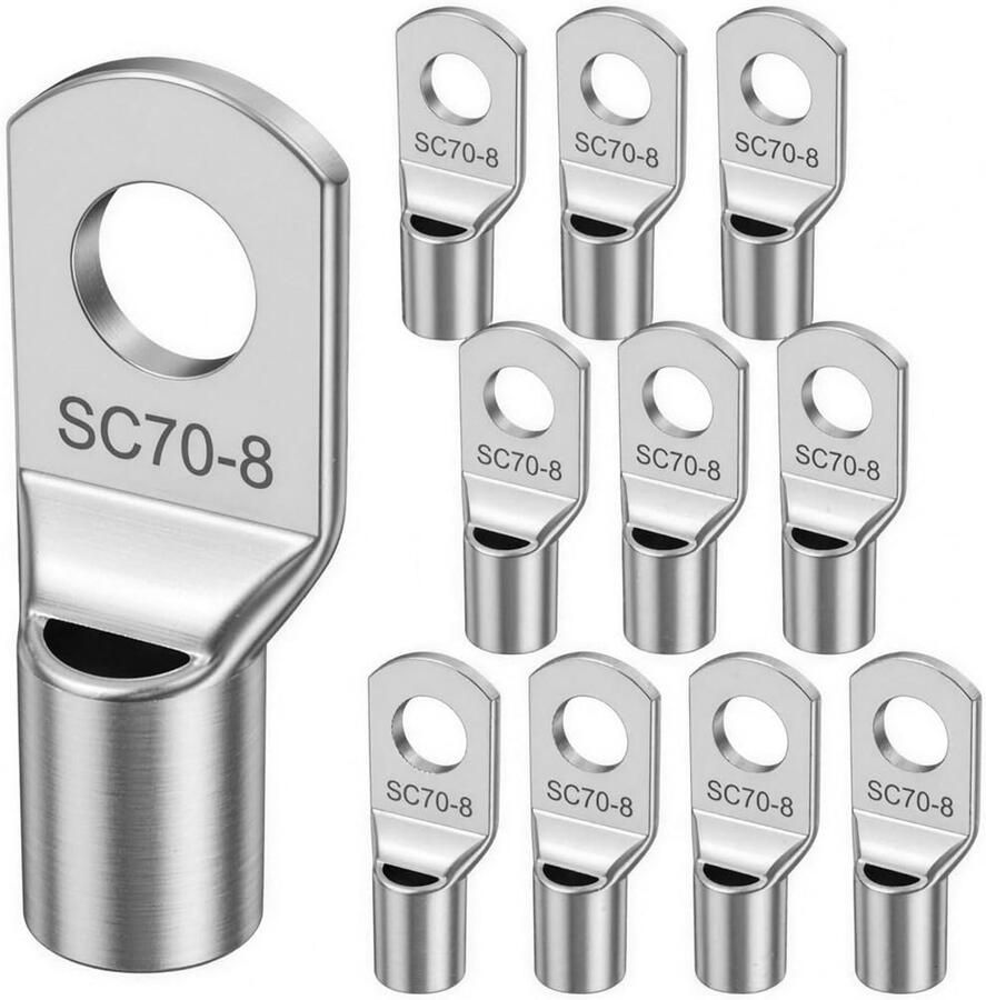 10 stuks buiskabelschoenen 70 mm² M8