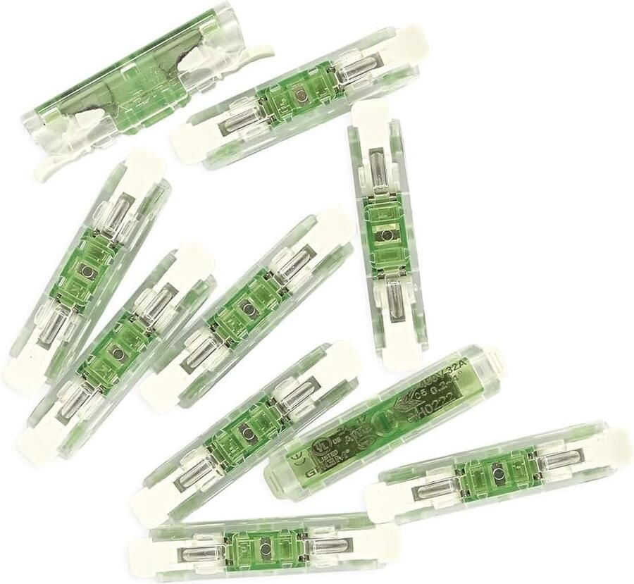10 stuks directe verbindingsklem met hendel mono 2 x 0 2-4 mm2-2-geleiders doorgangsconnector met hendel schroefloze koppeling van alle geleidersoorten met CuSn-contacten transparant