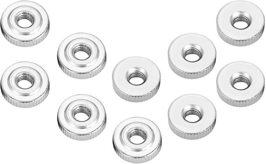 10 Stuks Kartelmoeren M5 GB807 M3 M4 M5 M6 M8 M10 Koolstofstaal Greepmoer voor Schroeven en Bevestiging