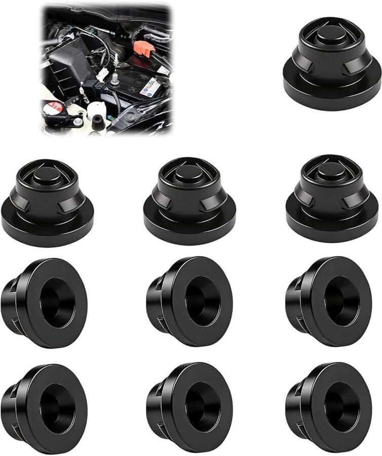 10 stuks Silentblock voor luchtinlaat luchtfilterhouder OEM 1422A3 luchtfilter rubber compatibel met Berlingo C2 C3 C4 C5 Jumpy Xsara Picasso 1.6 HDI