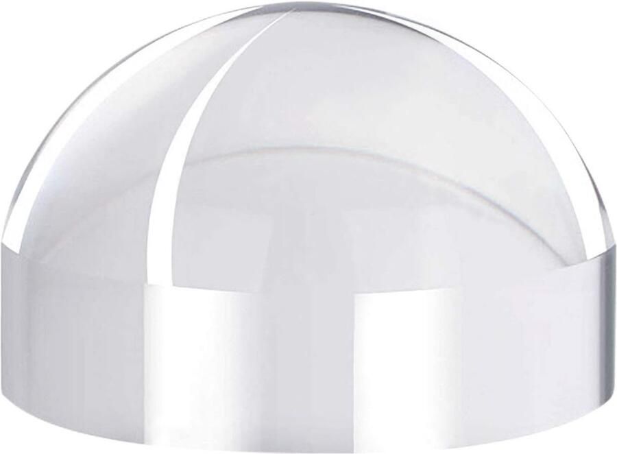 10 x lichtveld-vergrootglas briefpapier rond dome loep leesloep optische halve kogellens leeshulp half kogelvergrootglas grondoppervlak vergrootglas draagbaar papier leesobservatie handsfree