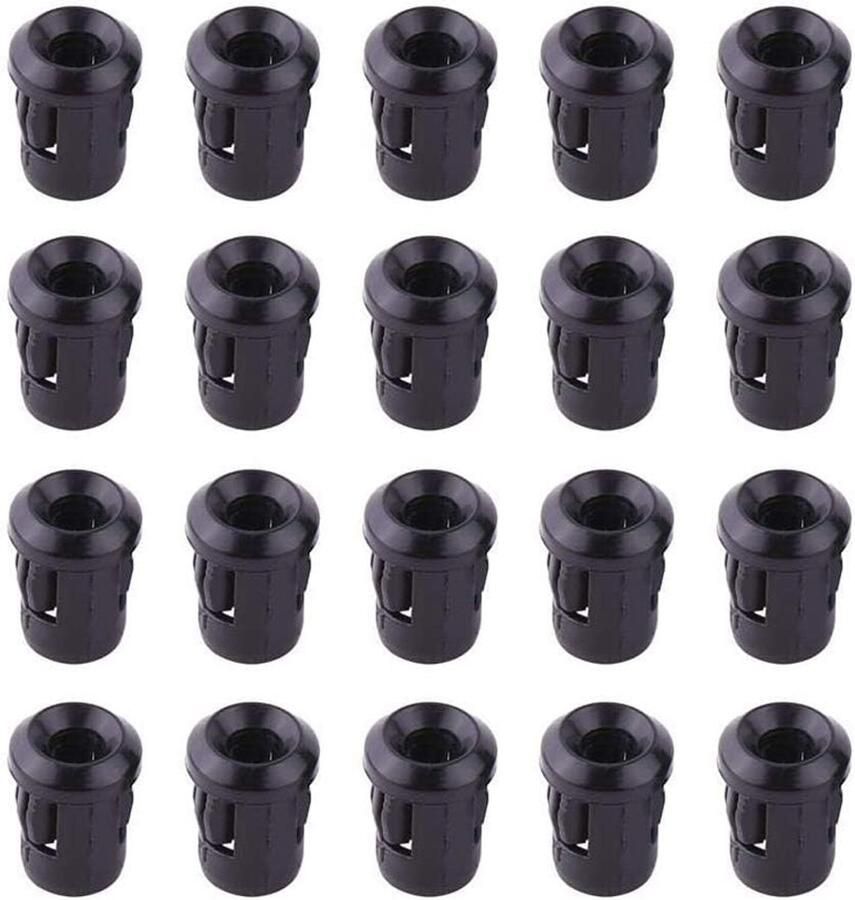 100 Stuks 3mm LED Cliphouder Lampfitting Diode Houder Voor Hanglamp Wandlamp Sockets (Zwart)
