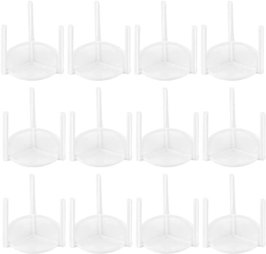 100 Stuks Pizza Standhouders van Plastic Ideaal voor Restaurants Catering en Thuisgebruik