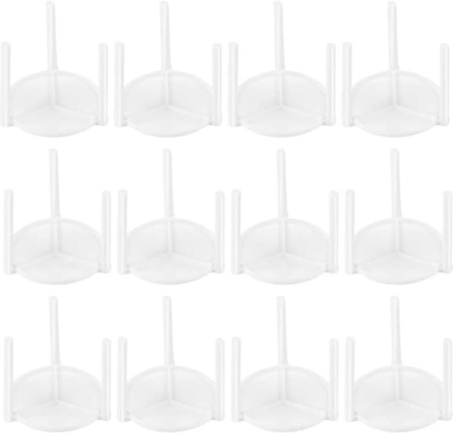 100 Stuks Pizza Tripods en Standhouders voor Pizza Dozen Ideaal voor Vervoer en Verpakking van Pizza's