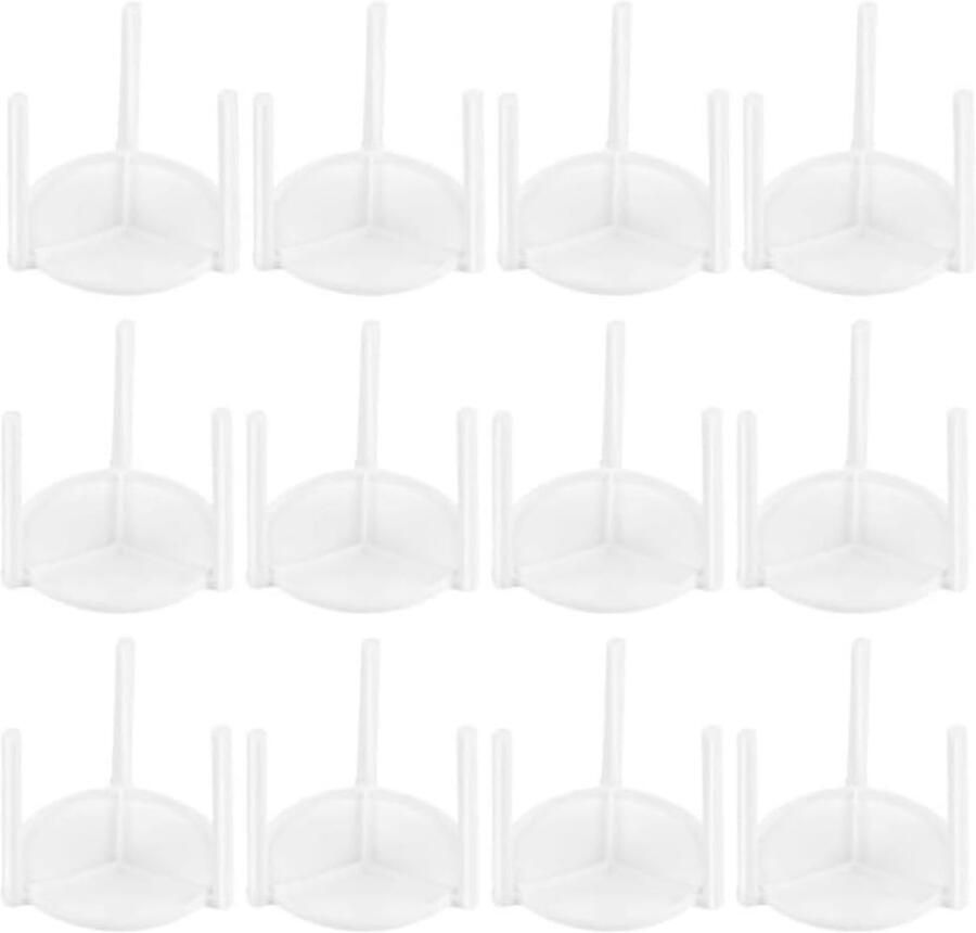 100 Stuks Pizza Tripods Ideale Houders voor Pizza Dozen Verstevigingsmateriaal voor Pizza Verpakking en Transport