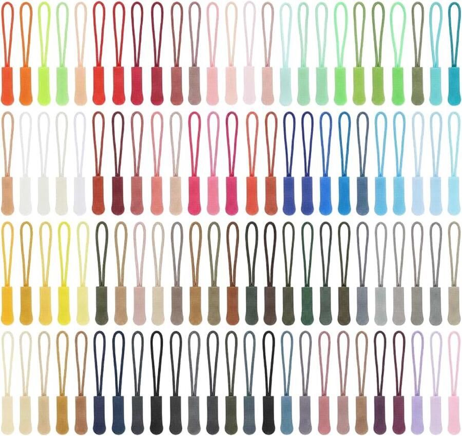 100 stuks ritssluitingen ritssluitingverlenging universele ritssluiting voor kleding rugzakken reistas handtas portemonnee 100 kleuren