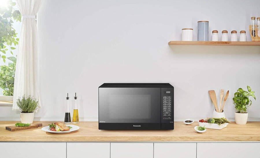 1000 W Aanrecht Grill Magnetron met 24 Automatische Programma's 31 Liter Capaciteit Zwart