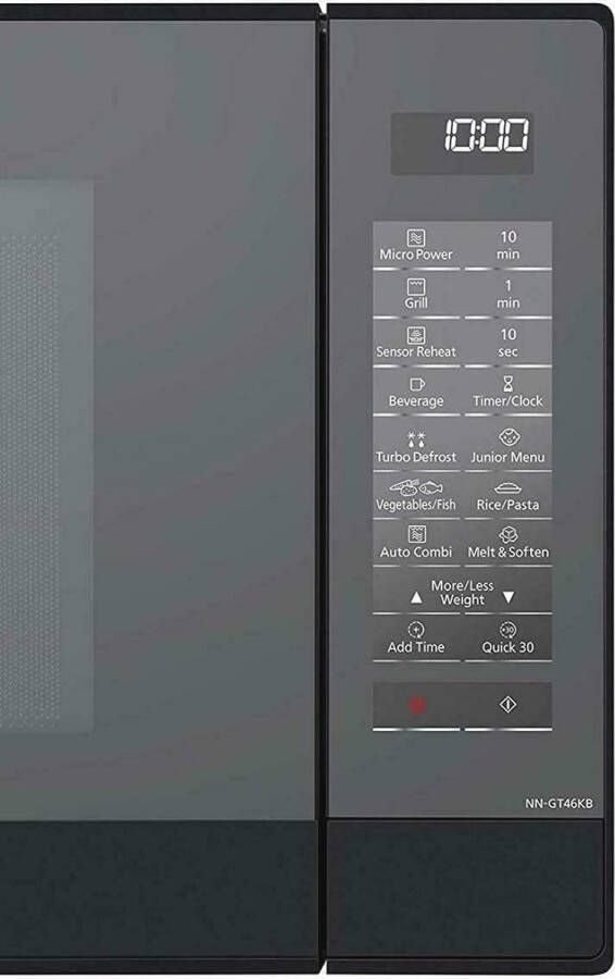 1000 W Magnetron met Grill en 24 Automatische Programma's 31 Liter Capaciteit Zwart