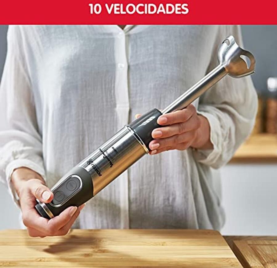 1000 W Staafmixer met 10 Snelheden en Accessoires voor Koken