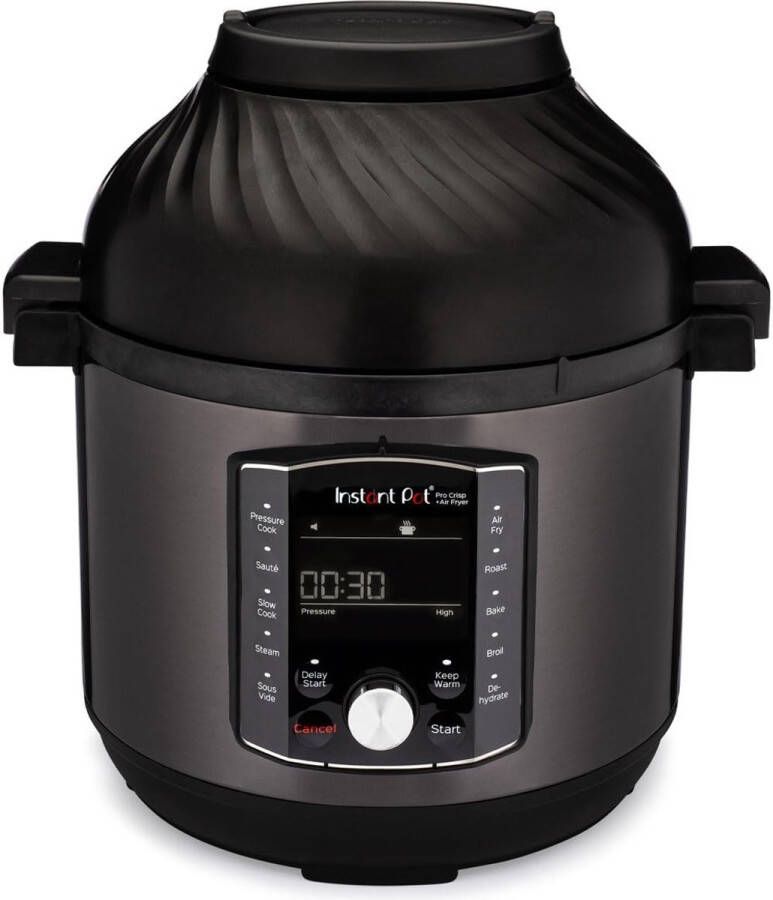 11-in-1 Elektrische Multikoker Snelkookpan Heteluchtfriteuse Slowcooker Stoompan en Sous Vide Machine
