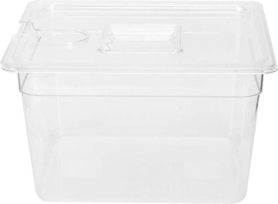 11L Sous Vide Container Opvouwbaar Met Inklapbaar Scharnier Deksel Thuis Keuken Sous Vide Circulatiepomp