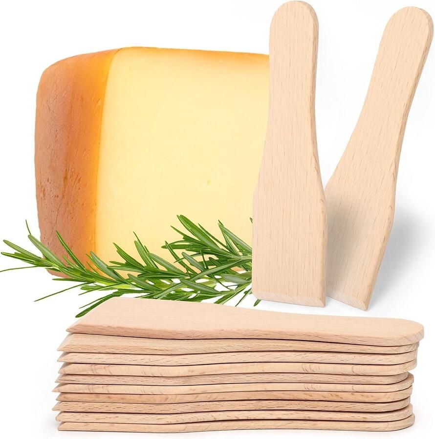 12-delige racletteset met houten schrapers hittebestendige raclette-accessoires voor kaas grill en fondue