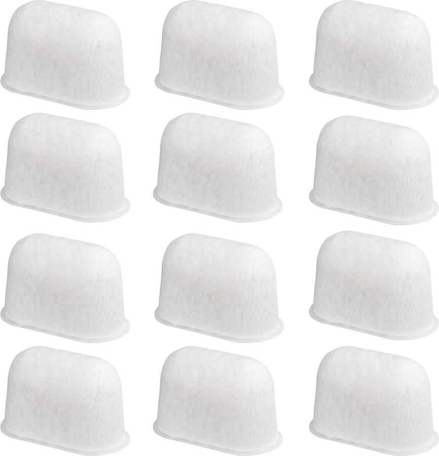 12 Stuks Hars Waterfilters voor Koffiemachines Vervangfilters voor Espresso Hard Water Verwijderaar en Chloorfilter voor Koffiemakers