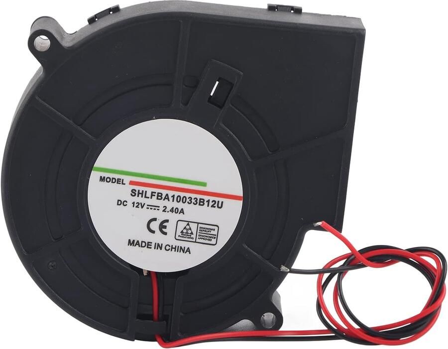 12 V 2 4 A dubbele kogelturbines luchtventilator centrifugaal dubbele bol turbineventilator gelijkstroom turbines luchtblazer voor picknick camping verwarmingstoestellen grill