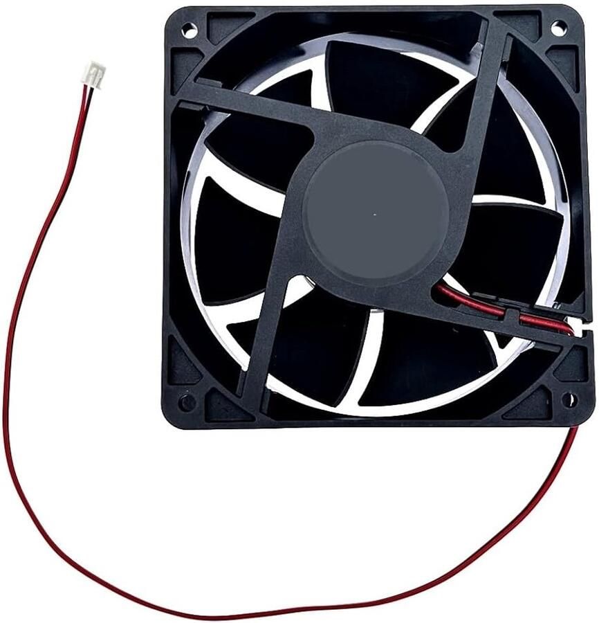 120 x 120 x 38 mm DC 24 V 2-polige borstelloze koelventilator 12 cm 0 18 A 3100 rpm 12038 kogelgelagerde DC ventilator 120 mm voor ijsmachine ventilatorkachel koeler