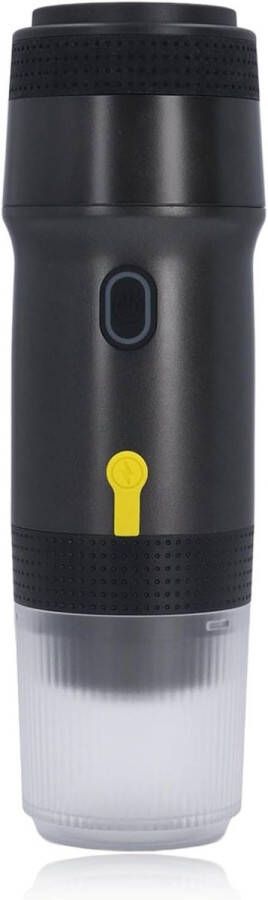 12V Elektrisch Draagbaar Koffiezetapparaat voor Kamperen en Reizen 3-in-1 voor DG-capsules en Gemalen Koffie