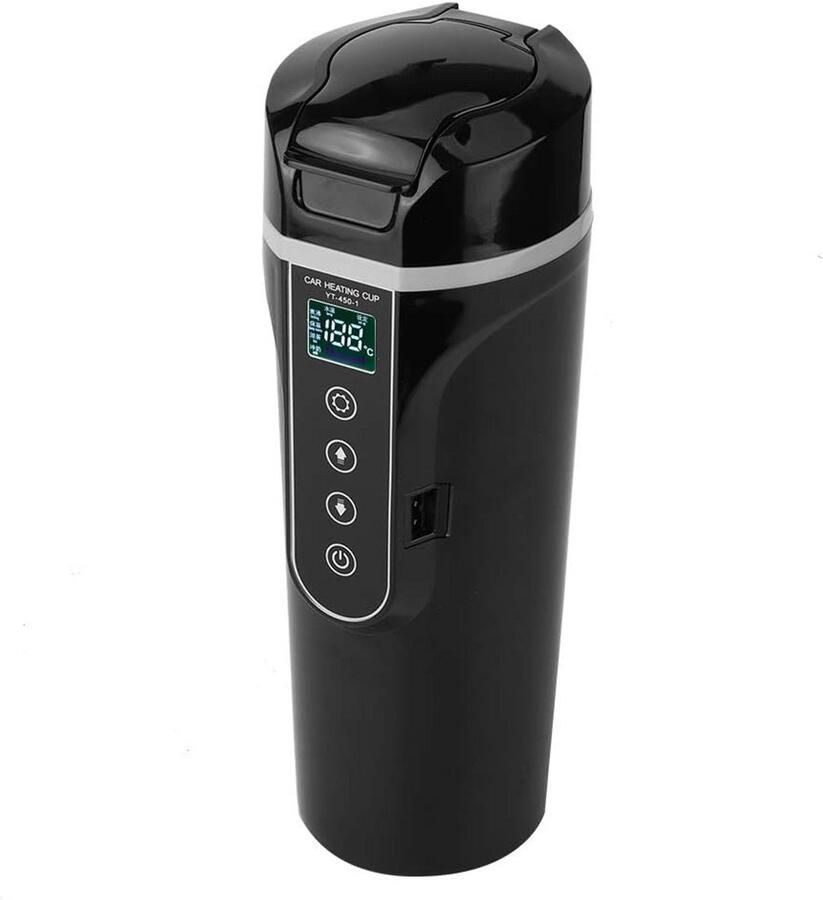 12V Elektrische Waterkoker RVS voor Auto en Thuis Temperatuurregeling