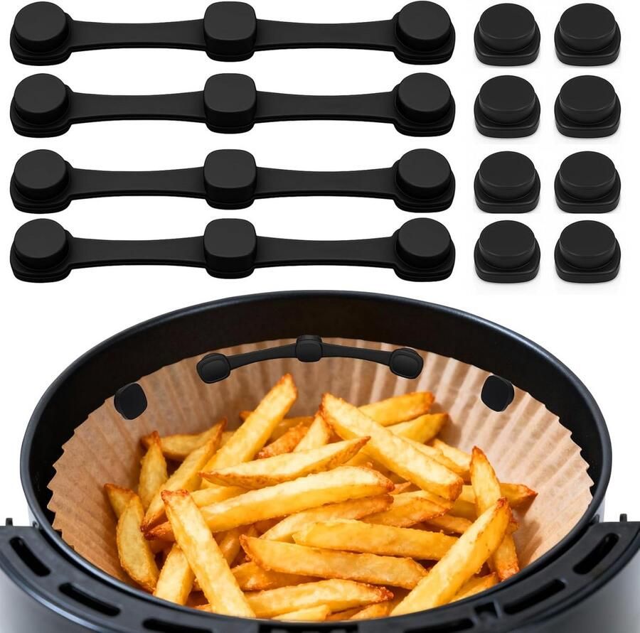 12x Magnetische Clips voor Airfryer Bakpapier Accessoires