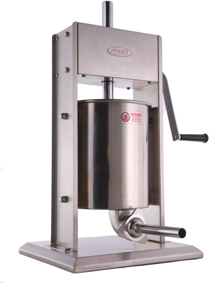 15 L Worstvuller Verticale Worstmaker met 4 Vullingsbuizen